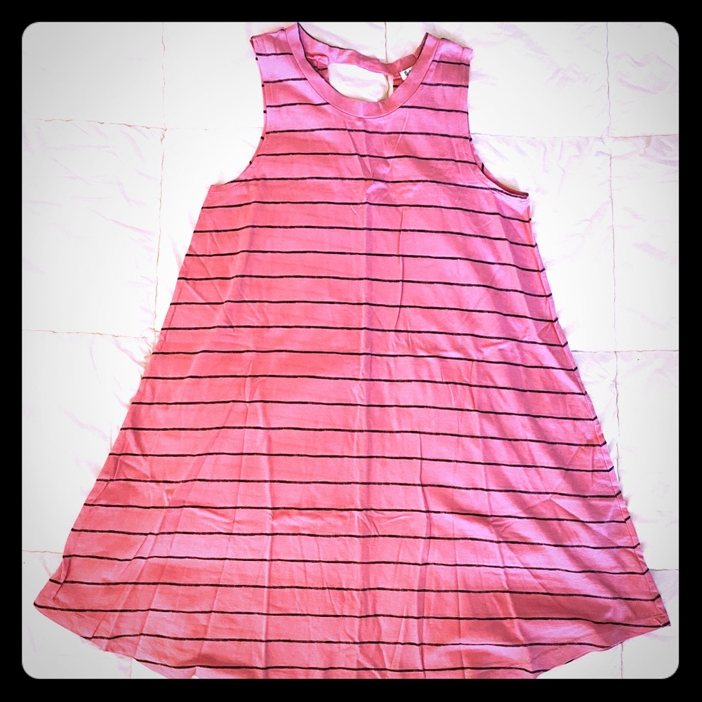 Splendid High/Low Tank Dress with Back Peep Hole
